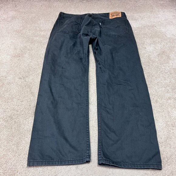 Levi's Jeans 505 Gray Men's Size 36X30 Straight Leg Pockets - Picture 7 of 13